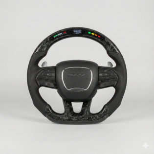 STEERING WHEEL SRT forged carbon fiber with led performance module included